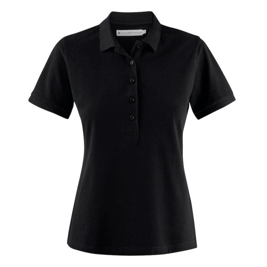 Neptune Womens Cotton Polos Black